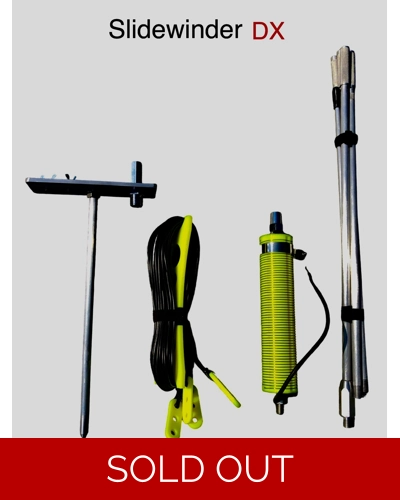 Slidewinder DX Multi Section Vertical Ground Spike Antenna kit Slidewinder DX Multi Section Vertical Ground Spike Antenna kit